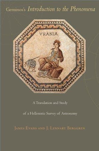 Geminos's "Introduction to the Phenomena": A Translation and Study of a Hellenistic Survey of Astronomy