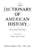Dictionary of American history.