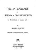 The intersexes: a history of similisexualism as a problem in social life