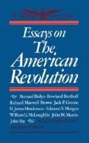 Essays on the American Revolution.