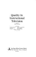 Quality in instructional television.