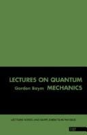 Lectures on quantum mechanics.