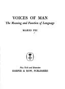 Voices of man: the meaning and function of language