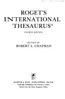 Roget's International Thesaurus (Harper colophon books)