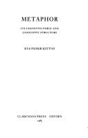 Metaphor: its cognitive force and linguistic structure