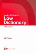 Mozley & Whiteley's law dictionary.