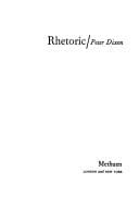 Rhetoric (Critical Idiom)
