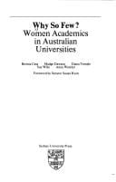 Why So Few: Women Academics in Australian Universities