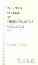 Injection Molding Of Thermoplastic Materials (Pocket Guides to Plastics)