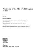 Proceedings of the 6th World Congress on Pain (Pain Research and Clinical Management, Vol 4)