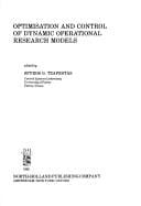 Optimization and Control of Dynamic Operational Research Models (North-Holland systems and control series)