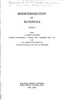 Walters: Biodeterioration of Materials