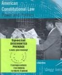 American Constitutional Law: Power and Politics