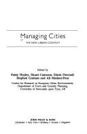 Managing Cities: The New Urban Context