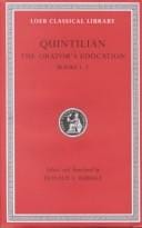 The Orator's Education, I, Books 1-2 (Loeb Classical Library)