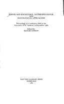 Power and Knowledge: Anthropological and Sociological Approaches