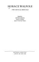 Horace Walpole (The Critical Heritage Series)