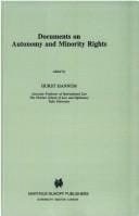 Basic Documents on Autonomy and Minority Rights