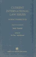 Current International Law Issues:Nordic Perspectives Essays in Honour of Jerzy Sztucki
