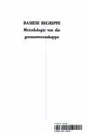 Metodologie van die geesteswetenskappe: Basiese begrippe (RGN-studies in navorsingsmetodologie)