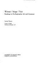 Woman/Image/Text: Readings in Pre-Raphaelite Art and Literature (Theory/Culture)