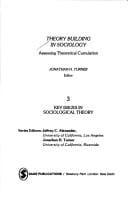 Theory Building in Sociology: Assessing Theoretical Cumulation (Key Issues in Sociological Theory)