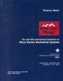 14th IEEE International Conference on Micro Electro Mechanical Systems: Mems 2001: Interlaken, Switzerland, January 21-25, 2001