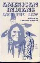 American Indians and the Law (Transaction/Society Book Series, Ta/S-10)