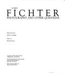 Robert Fichter: Photography and Other Questions