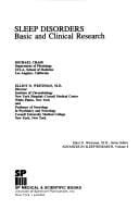 Sleep Disorders: Basic and Clinical Research (Advances in sleep research)