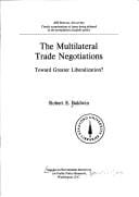 Multilateral Trade Negotiations (Special analysis - American Enterprise Institute for Public Policy Research ; no. 79-2)