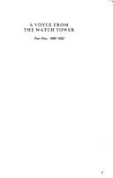 Edmund Ludlow: A Voice from the Watch Tower (Camden Fourth Ser Vol21)