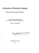 Corrosion of Electrical Contacts: Progress in Environmental Gas Testing