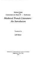 Medieval French Literature: An Introduction (Medieval and Renaissance Texts and Studies, No 110)