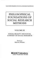 Philosophical Foundations of Social Research Methods (SAGE Benchmarks in Social Research Methods series)