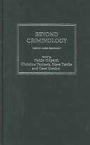 Beyond Criminology: Taking Harm Seriously