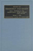 Research on Democracy and Society: Democratization in Eastern and Western Europe (Studies in Managerial and Financial Accounting)