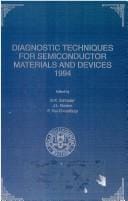 Diagnostic Techniques for Semiconductor Materials and Devices (Food Preservation Technology Series)