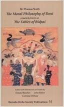 Moral Philosophy of Doni Popularly Known As the Fables of Bidpai: Popularly Known As the Fables of Bidpai (Publications of the Barnabe Riche Society, V. 14)