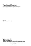 Families of Nations: Patterns of Public Policy in Western Democracies