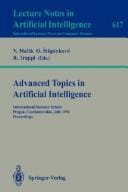Advanced Topics in Artificial Intelligence: International Summer School, Prague, Czechoslovakia, July 6-17, 1992: Proceedings (Research Reports Esprit)