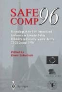 Safecomp '96: The 15th International Conference on Computer Safety, Reliability and Security Vienna, Austria October 23-25, 1996