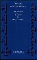 Philo and the Church Fathers: A Collection of Papers (Supplements to Vigiliae Christianae, Vol 32)