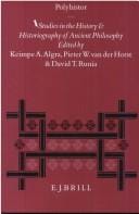 Polyhistory: Studies in the History and Historiography of Ancient Philosophy: Presented to Jaap Mansfeld on His Sixtieth Birthday (Philosophia Antiqua)
