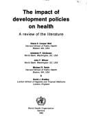 Impact of Development Policies on Health: A Review of the Literature