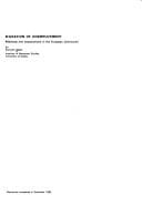 Duration of Unemployment: Methods and Measurement in the European Community