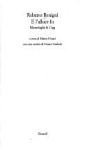 Elefanti: E L'alluce Fu. Monologhi