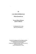 Las liras hermanas: obras dramáticas