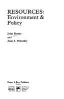 Resources: Environment and Policy