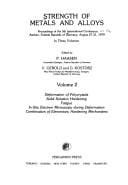 Strength of Metals and Alloys: Proceedings of the 5th International Conference, Aachen, Federal Republic of Germany, August 27-31, 1979 . THREE VOLUME SET